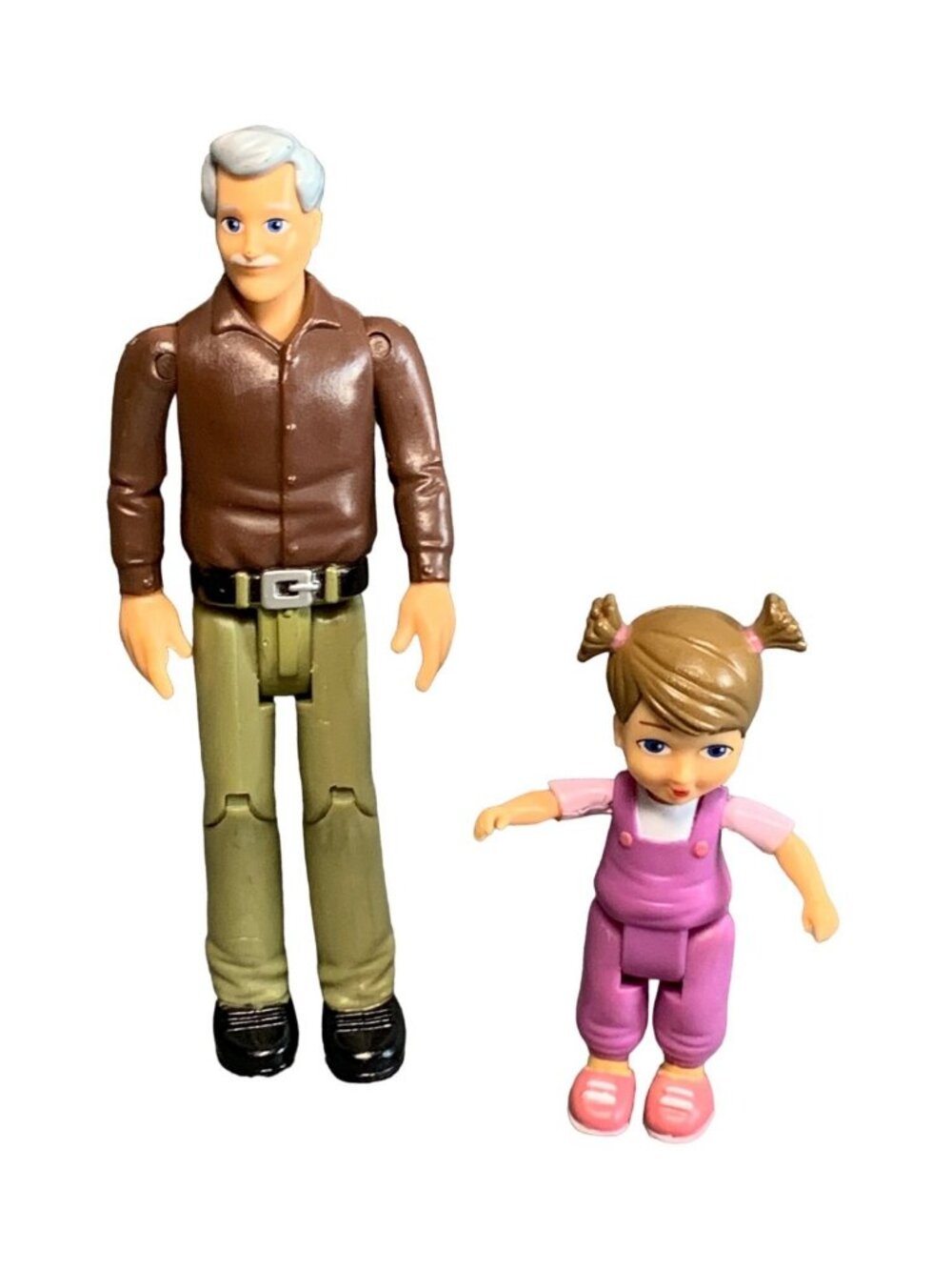 Vintage Beverly Hills Sweet Lil Family Family  Grandpa & Sister Figures Dollhous